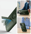 Armored case for iPhone 12 / iPhone 12 Pro, Dexnor CamProtect MagSafe, green (Two frames)