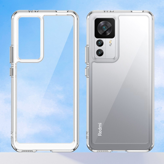 Case for Xiaomi 12T Pro 5G, Fusion Hybrid, transparent