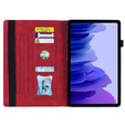 Case for Lenovo Tab P12, Classic, with space for stylus, red
