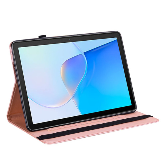 Flap case for Huawei MatePad SE 10.4, tree, pink rose gold