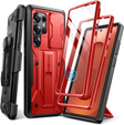 Case for Samsung Galaxy S25 Ultra – Tongate MECH Series Belt Clip, red