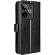 Flip case for Realme GT 7 / 7T, Crazy Horse Wallet, black