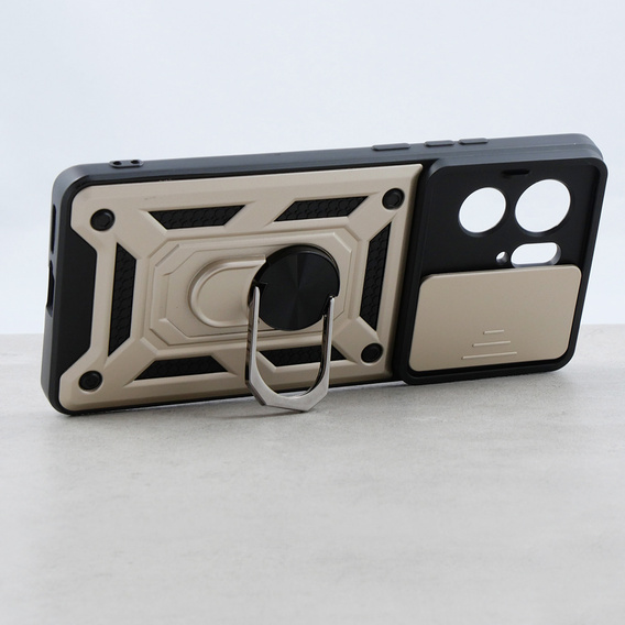 Case for Motorola Edge 40, CamShield Slide, gold
