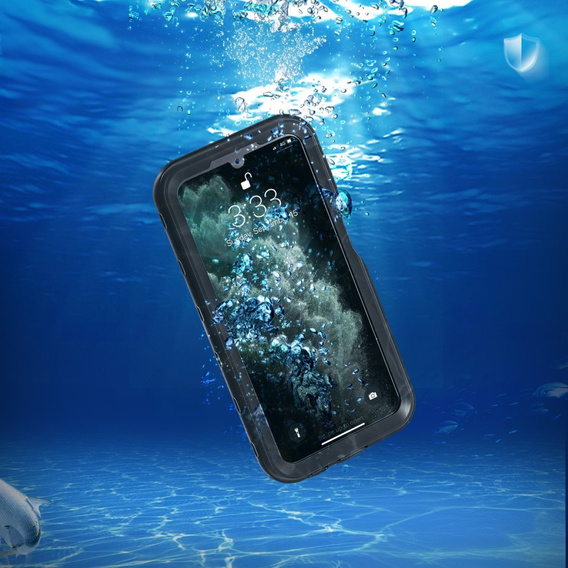 IP68 Waterproof Case for Samsung Galaxy A15 5G, Redpepper, black