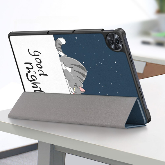 Case for Realme Pad 2, Smartcase, cat
