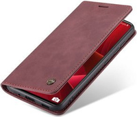 CASEME case for Samsung Galaxy S20 FE, Leather Wallet Case, red