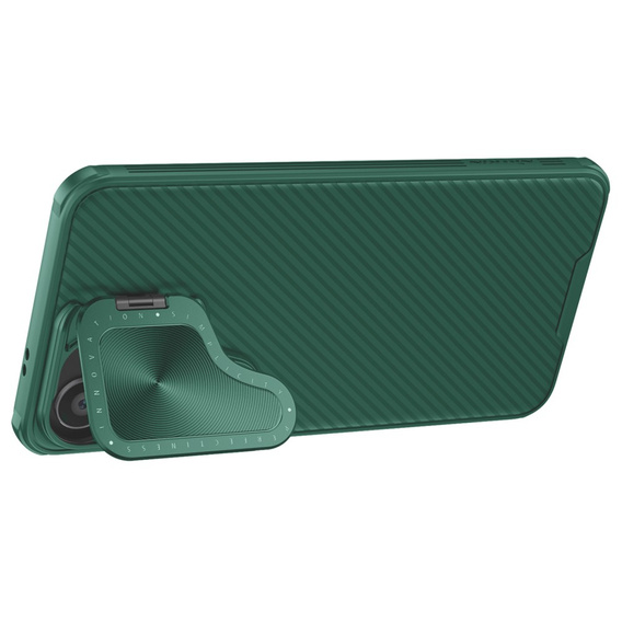 Case for Samsung Galaxy S24, armored Nillkin, CamShield Prop, green