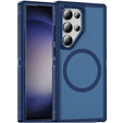 Case with frame for Samsung Galaxy S23 Ultra, for MagSafe, blue