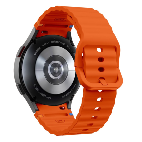 Silicone strap for Samsung Galaxy Watch 4/5/6/7/FE 40/42/43/44/45/46/47mm.