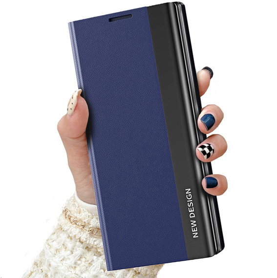 Flip case for Xiaomi 12T / 12T Pro, Side Magnetic, dark blue
