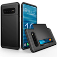 Case for Samsung Galaxy S10+ Plus, Sliding Card Holder, black