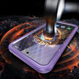Case for Samsung Galaxy S25+ Plus, Shockproof, with glass, for MagSafe, purple