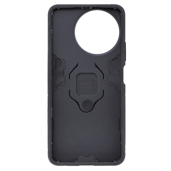 Case for Realme 11 5G, Kickstand Ring, black