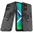 Case for Oppo Reno7 Lite, Kickstand Ring, black