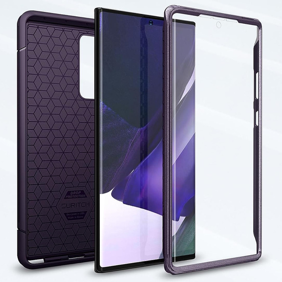 Case for Samsung Galaxy Note 20 Ultra, Suritch Basic (Two Frames), purple