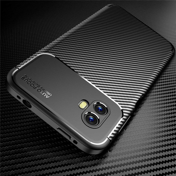 Case for Samsung Galaxy Xcover 6 Pro, Carbon Gel, black