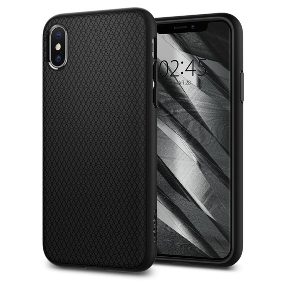 Spigen Liquid Air matte black case for Apple iPhone X / Xs