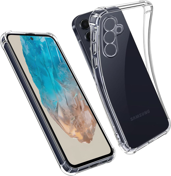 Case for Samsung Galaxy M35, Dropproof, transparent