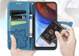 Flip case for Oppo Reno 13 Pro, Butterfly, blue