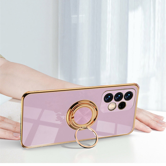 Case for Samsung Galaxy A13 4G, Electro Ring, purple