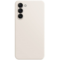 Case for Samsung Galaxy S24, Silicone Lite, beige