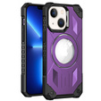 Case for iPhone 14, Heavy Duty, for MagSafe, purple