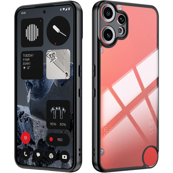 Case for CMF Nothing Phone 2 Pro, Fusion Hybrid, transparent