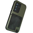 Love Mei Case for Samsung Galaxy S22 Ultra, armored without glass, green