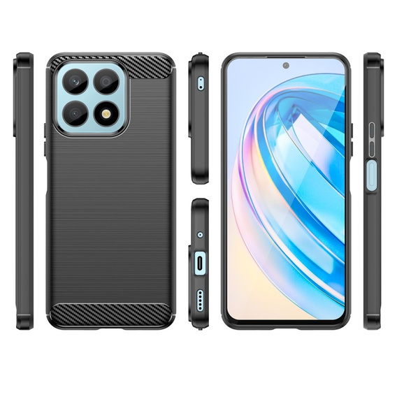 Case for Honor X8a 5G, Carbon, black