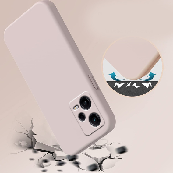 Case for Xiaomi Redmi Note 12 Pro+ 5G, Silicone Lite, pink