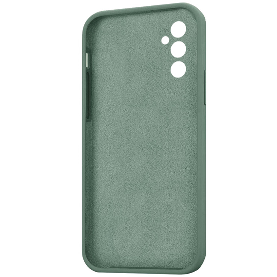 Case for Samsung Galaxy M52 5G, Silicone Lite, dark green