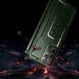 Armored case for Samsung Galaxy S21 FE, Dexnor Full Body, green