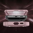 Armored case for Samsung Galaxy S23 FE, Dexnor Full Body (Two Frames), pink