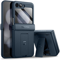 Case for Samsung Galaxy Z Flip 5, Suritch Full Body, dark blue