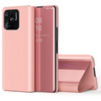 Case for Xiaomi Redmi 10C, Clear View, pink rose gold