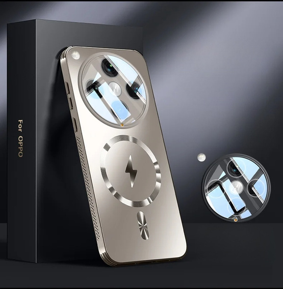 The casefor Oppo Find X8 Pro, MagSafe, silver
