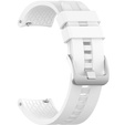 22mm Silicone strap with buckle for Huawei Watch GT / Watch GT2 - White