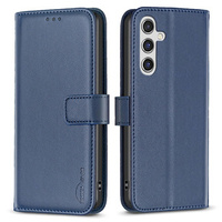 Flip case for Samsung Galaxy A35 5G, BINFEN Wallet, blue