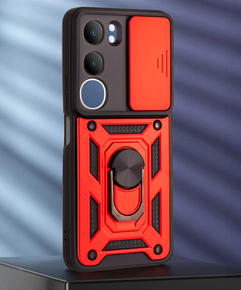 Case for Vivo Y19s, CamShield Slide, red