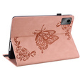 Case for Lenovo Tab M11, Butterfly, pink