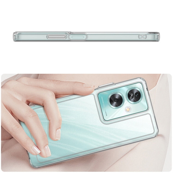 Case for Oppo A79 5G, Fusion Hybrid, transparent