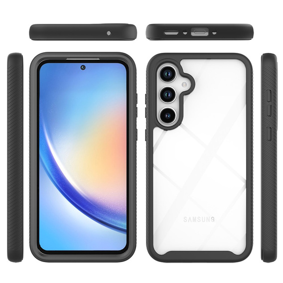 Case for Samsung Galaxy A35 5G, Shockproof, with film, black