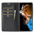 Flap case for Samsung Galaxy S24, Carbon LC.IMEEKE, black