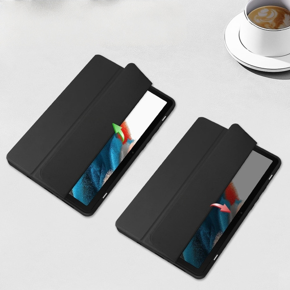 Case for Samsung Galaxy Tab A9, Smartcase Hybrid, with stylus space, black