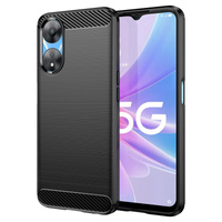Case for Oppo A78 5G, Carbon, black