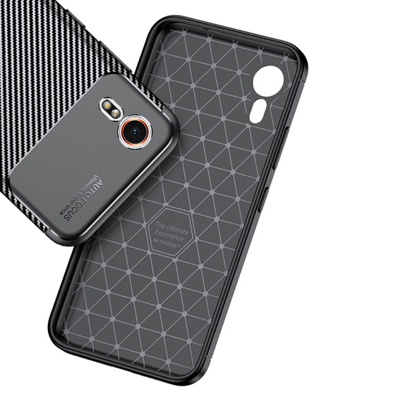 Case for Samsung Galaxy Xcover 7, Carbon Gel, black