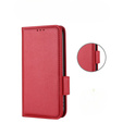 Flip case for Nokia X30 5G, Wallet Litchi Magnet Case, red