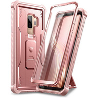 Armored case for Samsung Galaxy S9 Plus, Dexnor Full Body, pink rose gold