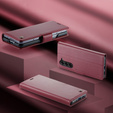 CASEME flip case for Samsung Galaxy Z Fold6 5G, Litchi Wallet, red