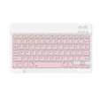 Case + keyboard Samsung Galaxy Tab S9 FE, Leather Pen Slot, pink rose gold